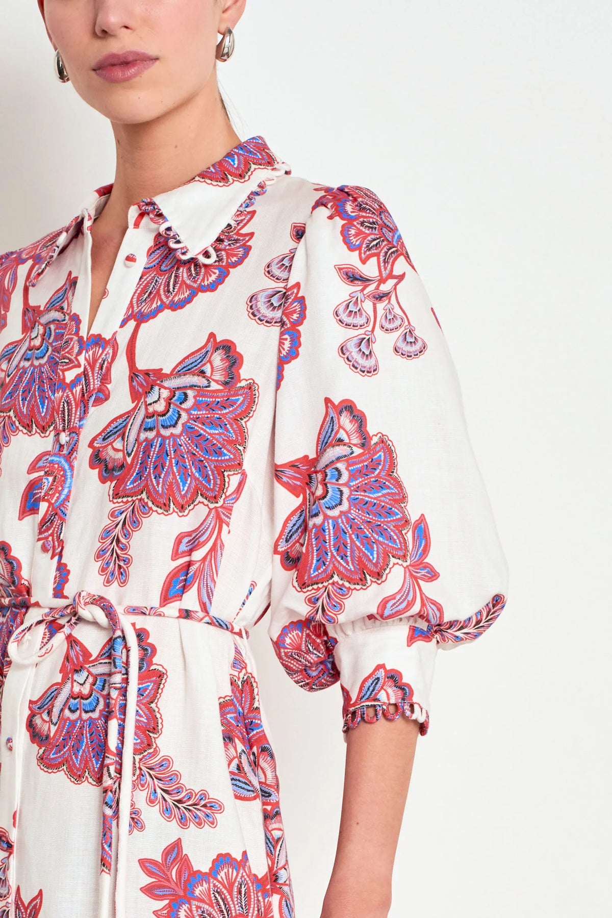 Heir Dress in Crimson Kgari by Zoe Kratzmann