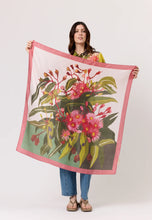 Load image into Gallery viewer, Silk Square Scarf in Flowering Gum by Nancybird
