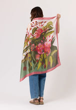 Load image into Gallery viewer, Silk Square Scarf in Flowering Gum by Nancybird
