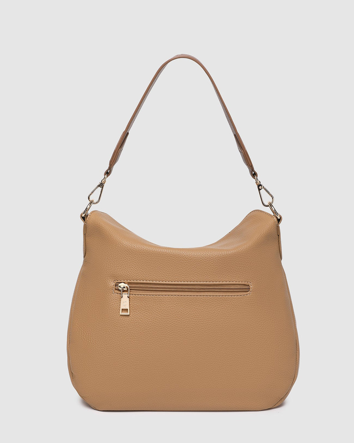 Nadia Shoulder Bag in Camel by Louenhide