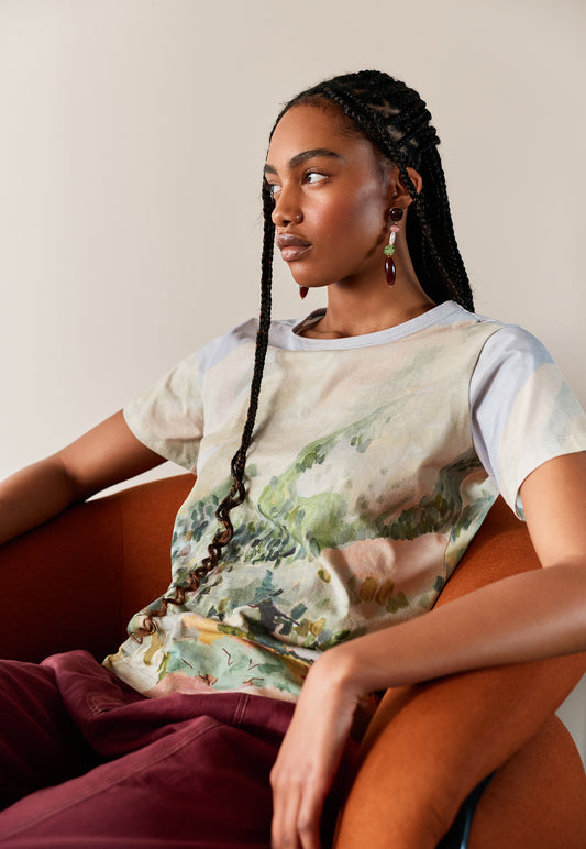 Apollo Tee in Mountain Peaks by Nancybird
