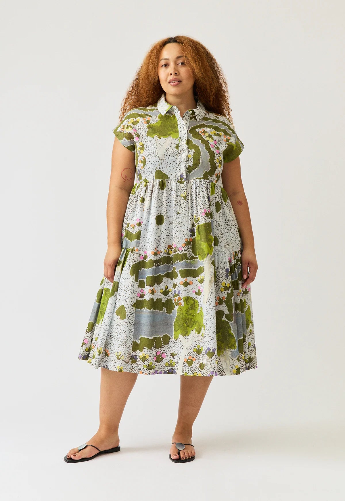 Maja Dress in Spring Creek by Nancybird