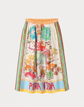 Load image into Gallery viewer, Vanessa Pura Vida Midi Print Skirt by Me369

