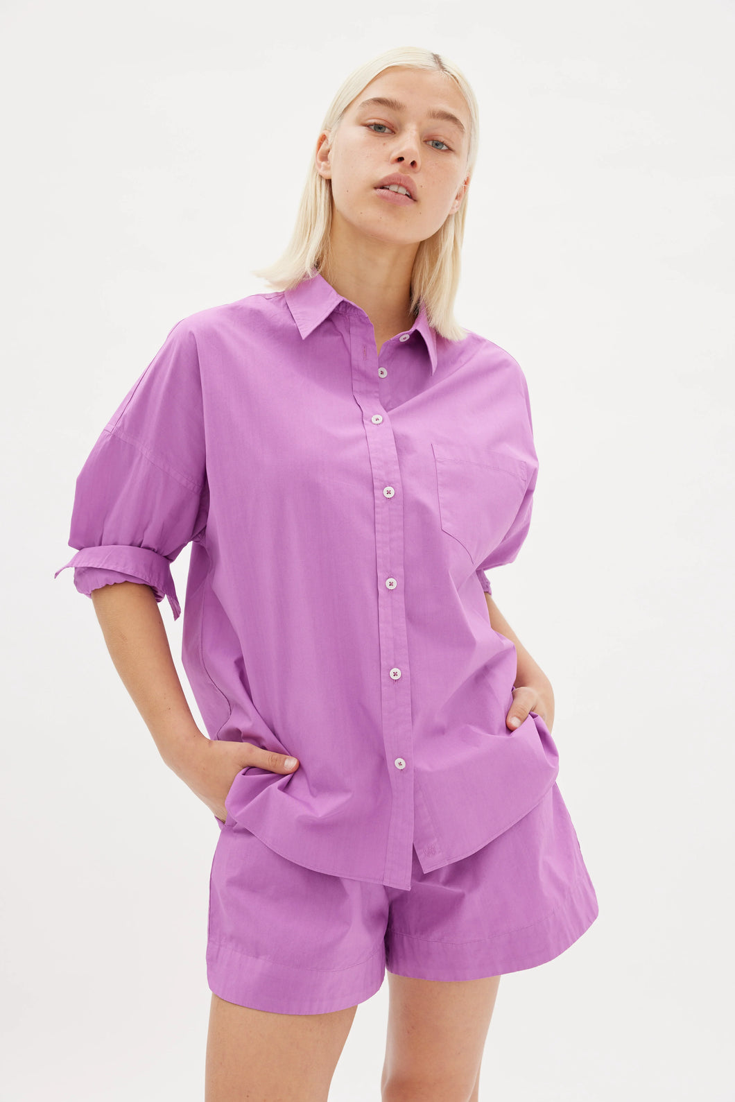 Chiara Shirt in Fuchsia by LMND