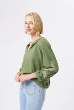 Load image into Gallery viewer, Kimberley Top in Moss Green by Kireina
