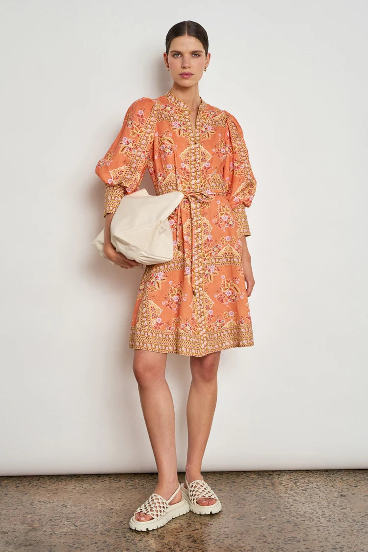 Scenic Dress in Marigold Glow by Zoe Kratzmann