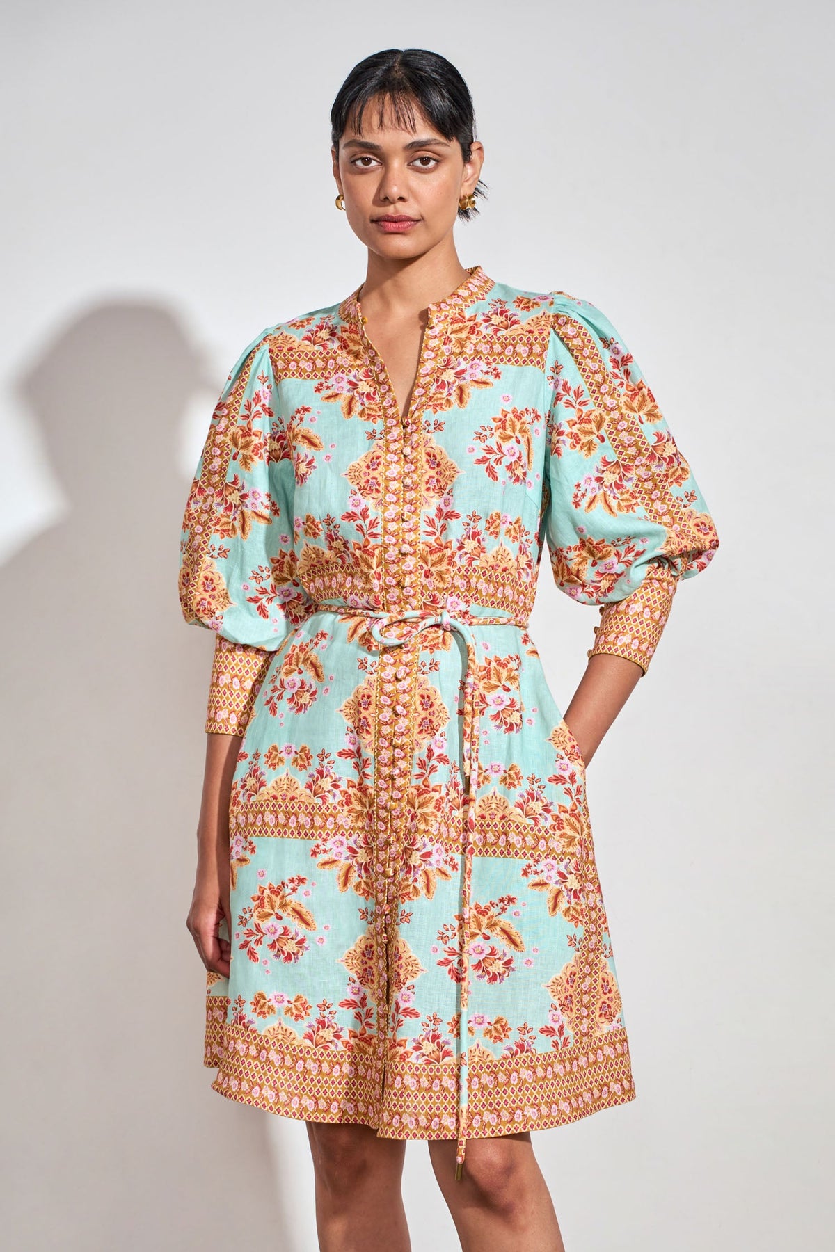 Scenic Dress in Spring Glow by Zoe Kratzmann