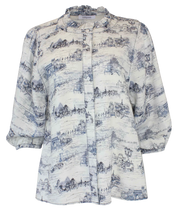 Load image into Gallery viewer, Lume Shirt in French Toile by Alessandra
