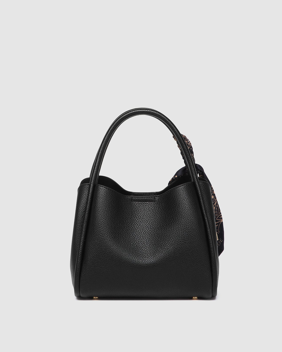 Steffie Mini Tote Bag in Black by Louenhide