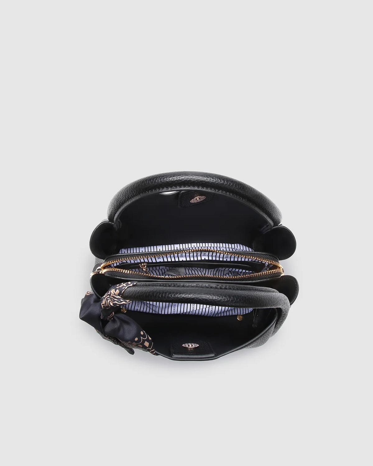Steffie Mini Tote Bag in Black by Louenhide