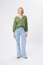 Load image into Gallery viewer, Kimberley Top in Moss Green by Kireina
