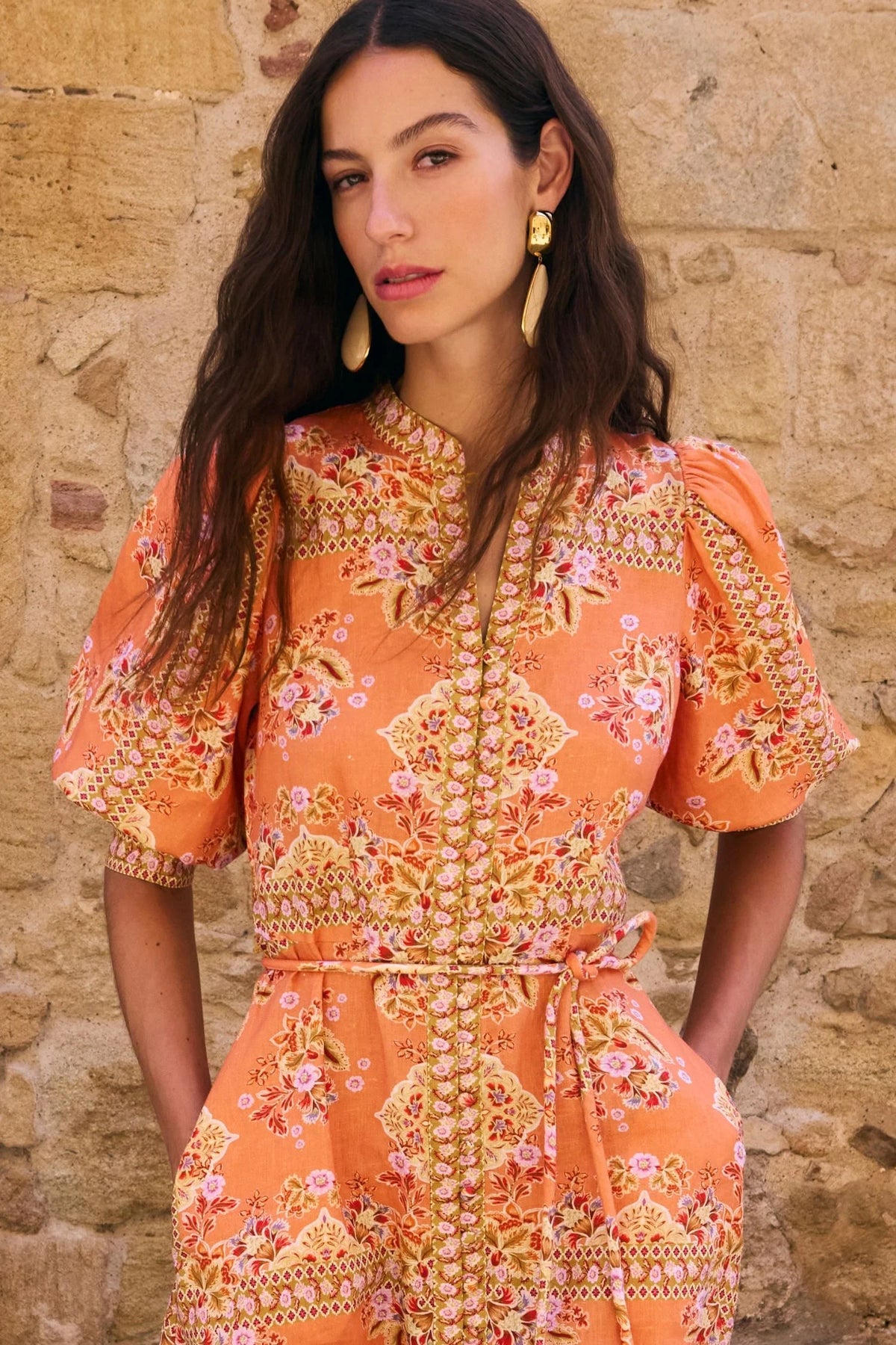 Scenic Dress in Marigold Glow by Zoe Kratzmann