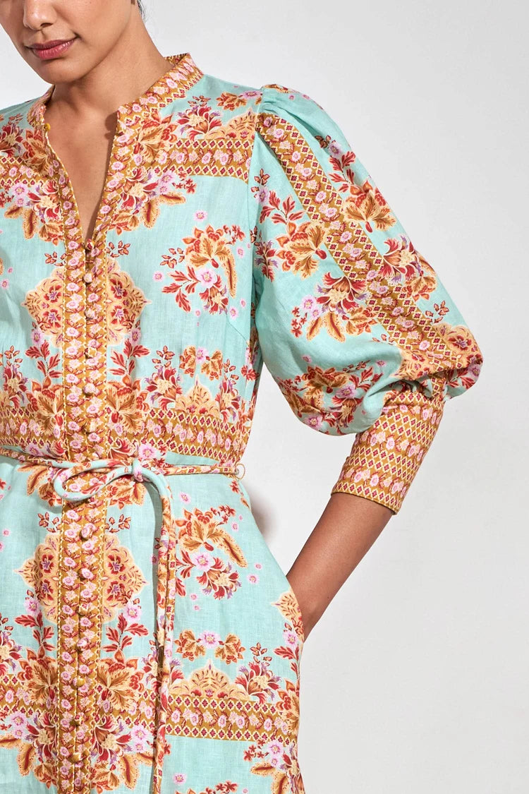 Scenic Dress in Spring Glow by Zoe Kratzmann