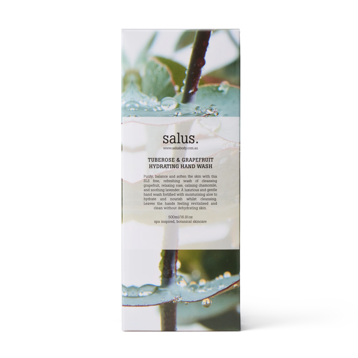 Tuberose & Grapefruit Hydrating Hand Wash, 500ml (boxed), by Salus