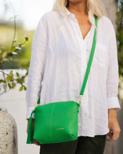Load image into Gallery viewer, Kasey Ezra Crossbody Bag in Apple Green by Louenhide
