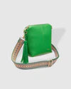 Load image into Gallery viewer, Kasey Ezra Crossbody Bag in Apple Green by Louenhide
