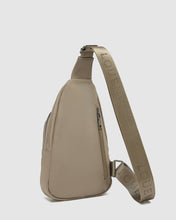 Load image into Gallery viewer, Boyd Nylon Sling Bag in Beige by Louenhide
