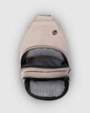 Load image into Gallery viewer, Boyd Nylon Sling Bag in Beige by Louenhide
