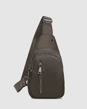 Load image into Gallery viewer, Boyd Nylon Sling Bag in Chocolate by Louenhide
