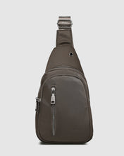 Load image into Gallery viewer, Boyd Nylon Sling Bag in Chocolate by Louenhide
