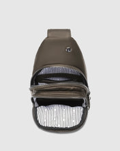 Load image into Gallery viewer, Boyd Nylon Sling Bag in Chocolate by Louenhide
