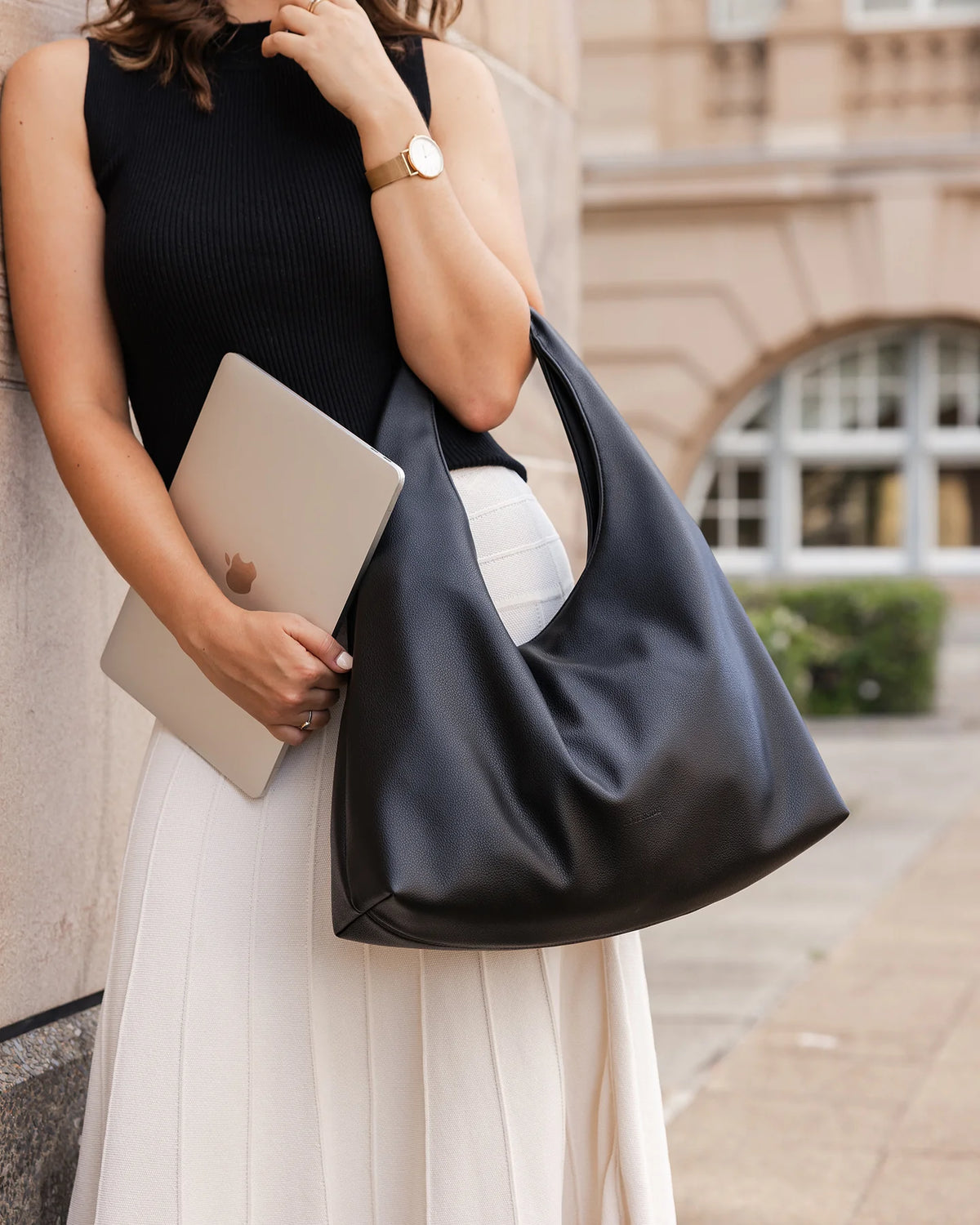 Monaco Bag in Black by Louenhide