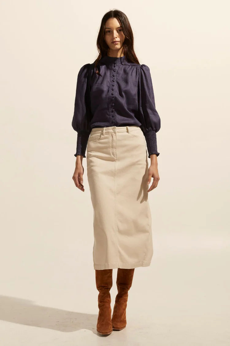 Accord Skirt in Stone by Zoe Kratzman