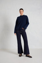 Load image into Gallery viewer, Monet Cashmere Sweater in Midnight Navy by Alessandra
