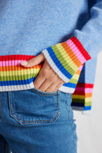 Load image into Gallery viewer, Rainbow Toastie Polo in Dusty Denim by Alessandra
