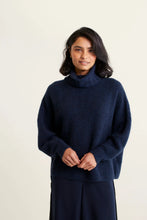 Load image into Gallery viewer, Pascale Alpaca Polo in Navy by Alessandra
