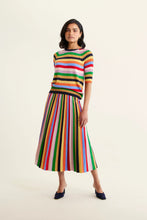 Load image into Gallery viewer, Avenue Lurex Skirt in Rainbow by Alessandra
