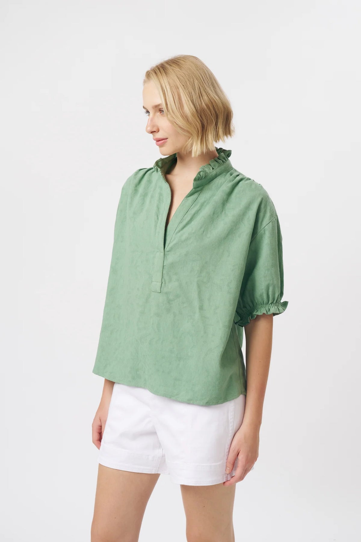 Amber Shirt in Green by Kireina