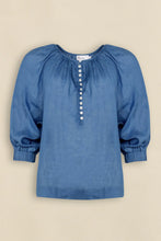 Load image into Gallery viewer, Tranquil Top in Shoreline by Zoe Kratzmann

