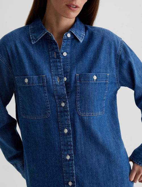 Leny Relaxed Shirt in Coves by AG