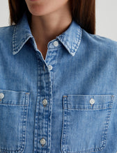Load image into Gallery viewer, Leny Relaxed Shirt in Saltwater by AG
