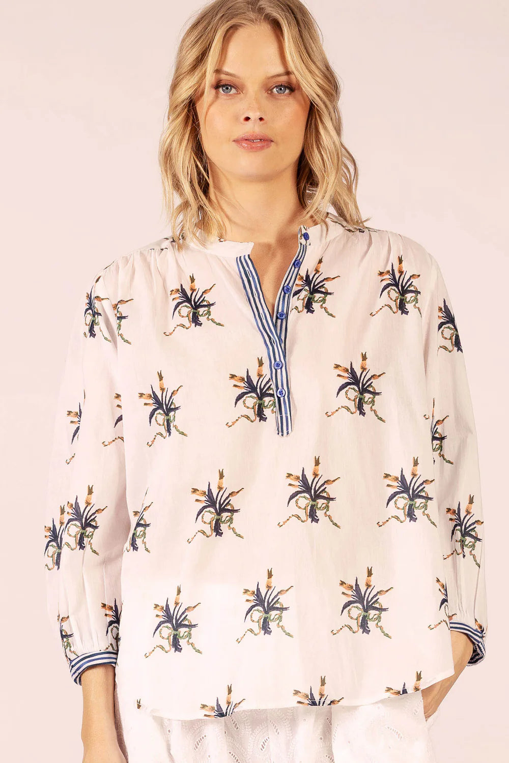 Jane Spray Cotton Shirt by Lola