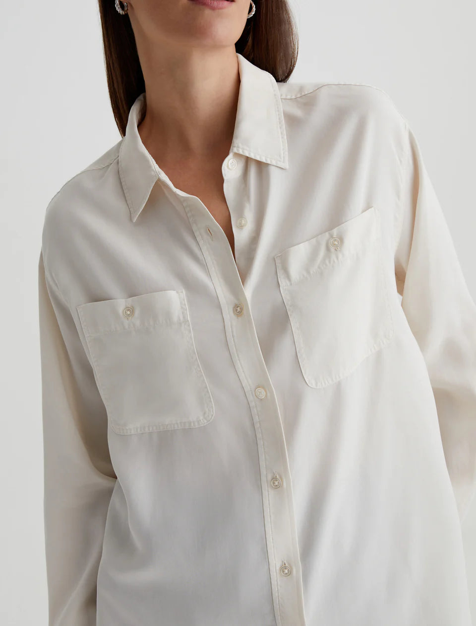 Leny Relaxed Shirt in Powder by AG
