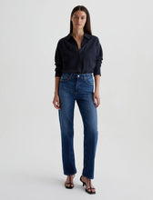 Load image into Gallery viewer, Leny Relaxed Shirt in Sulfur Black by AG
