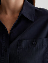 Load image into Gallery viewer, Leny Relaxed Shirt in Sulfur Black by AG
