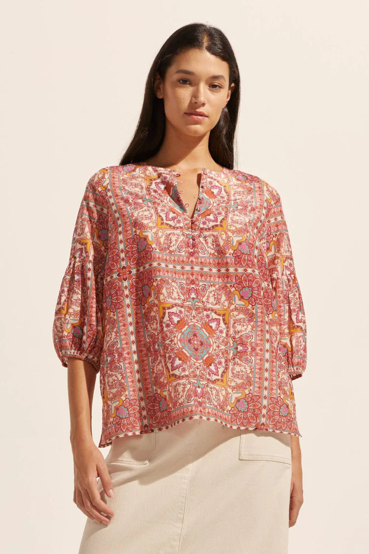 Entice Top in Rio Scarf by Zoe Kratzman