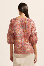 Load image into Gallery viewer, Entice Top in Rio Scarf by Zoe Kratzman

