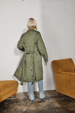 Load image into Gallery viewer, Eva Trench Coat in Khaki by Kireina
