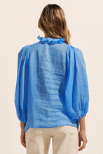 Load image into Gallery viewer, Grant Top in Peacock  by Zoe Kratzman
