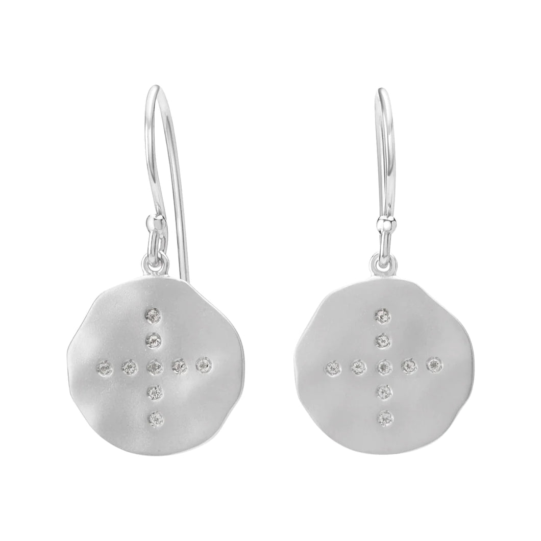 Halcyon Small Earrings in Silver by Murkani