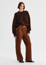 Load image into Gallery viewer, Albi Knit Pullover in Toffee Stripe by Morrison
