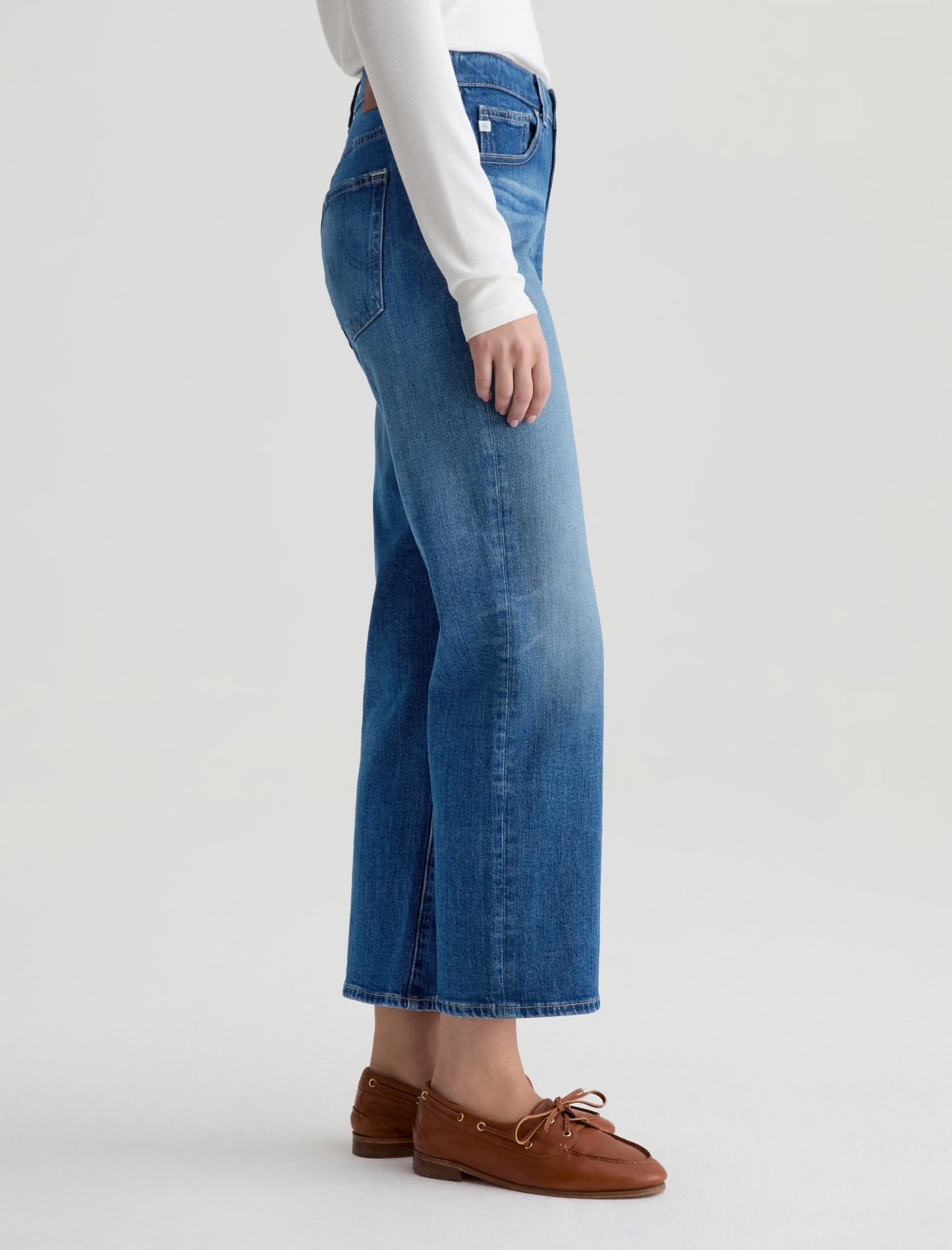 Brinley Crop Jean by AG in Owens Valley
