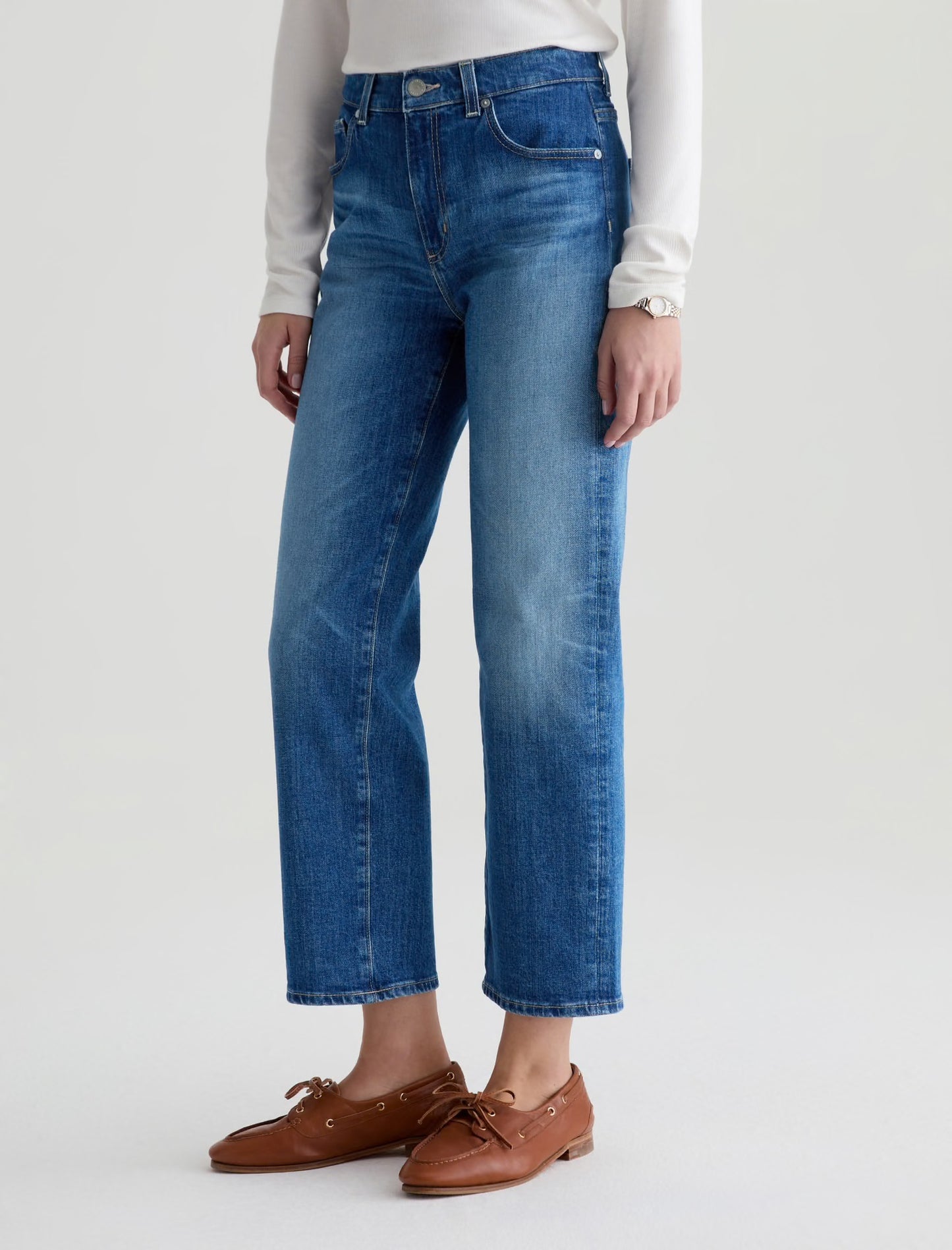 Brinley Crop Jean by AG in Owens Valley