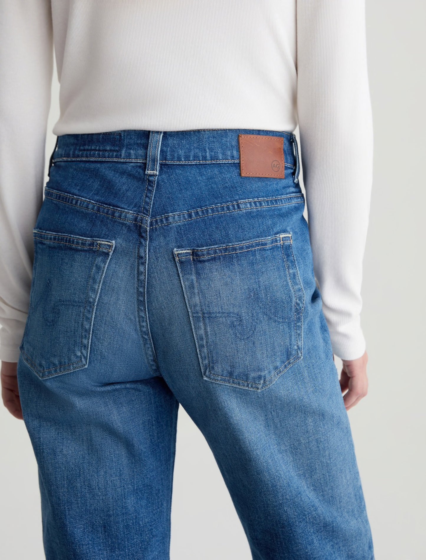 Brinley Crop Jean by AG in Owens Valley