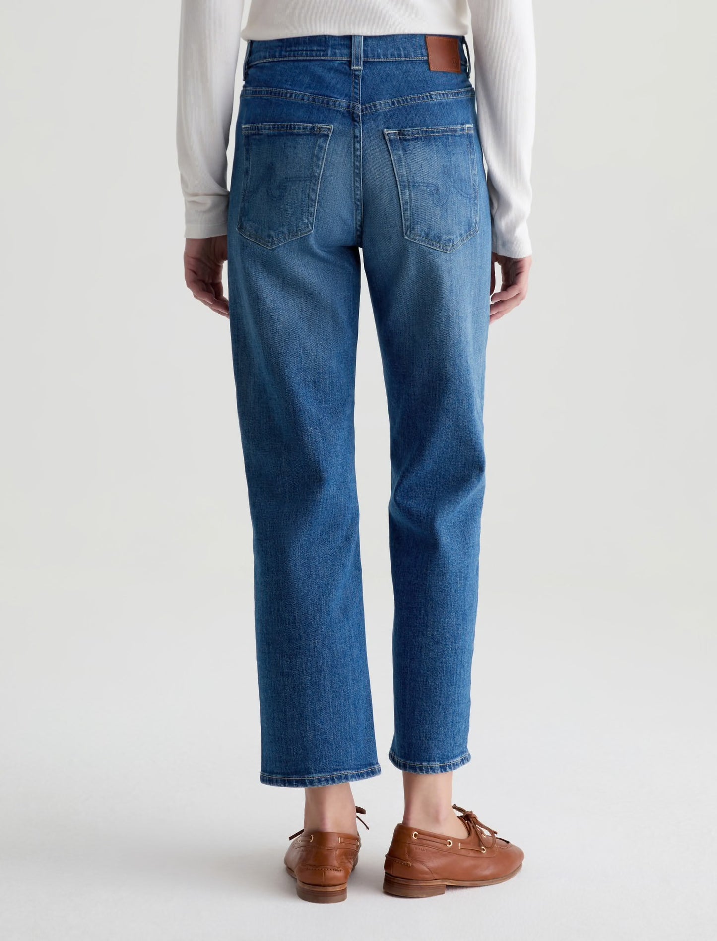 Brinley Crop Jean by AG in Owens Valley