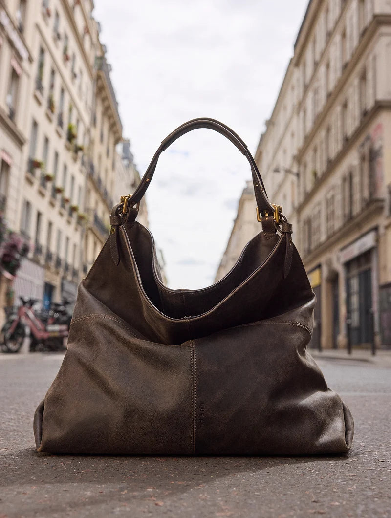 Athena Bag in Vintage Brown by Nat & Nin